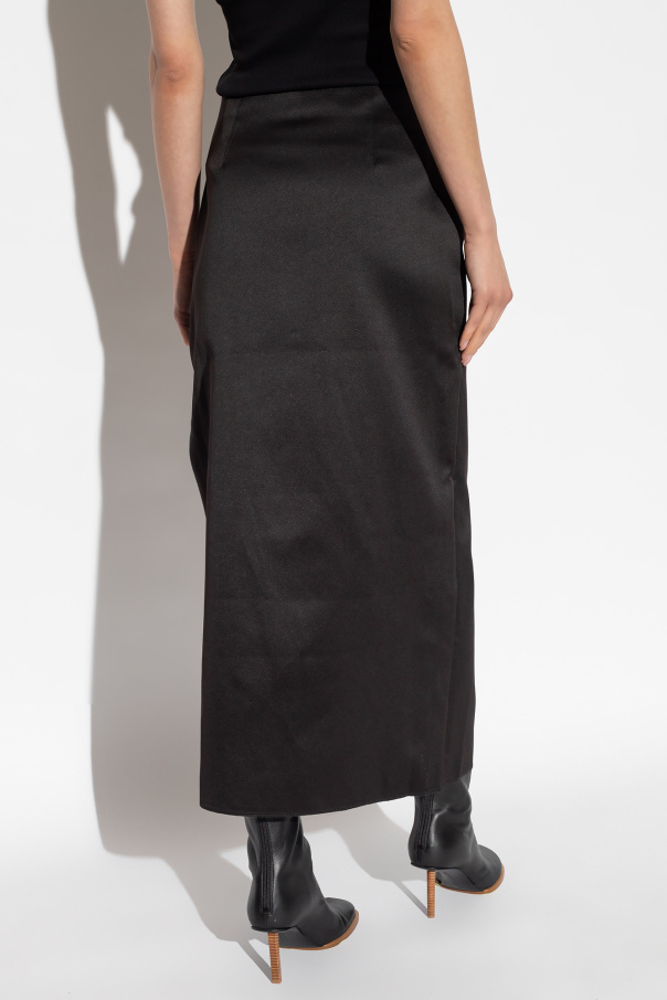 Black Wick pencil skirt By Malene Birger GenesinlifeShops Italy